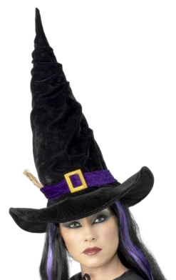 Smiffys Accessories Witch Or Wizard Hat With Twig