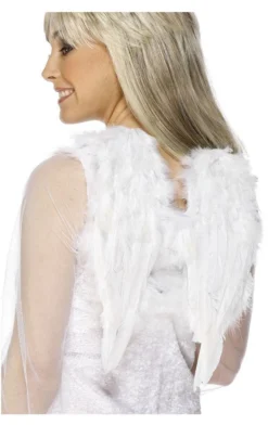 Smiffys Large Angel Wings - White