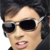Smiffys Official Silver Elvis Retro Glasses 1950s