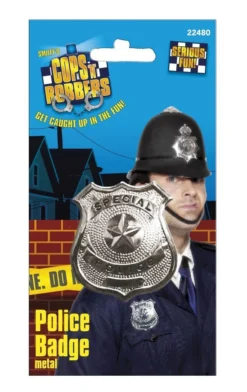 Smiffys Police Badge All Mens Costumes