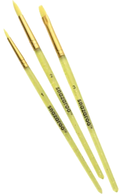 Smiffys Snazaroo Face Paint Brushes X 3
