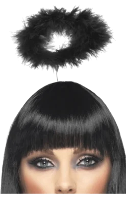 Smiffys Halloween Black Angel Halo Accessory