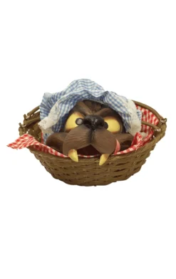 Rubies Basket With Wolf Head Storybook And Fairytale