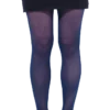 Rubies Crayons Adult Thick Translucent Tights Blue