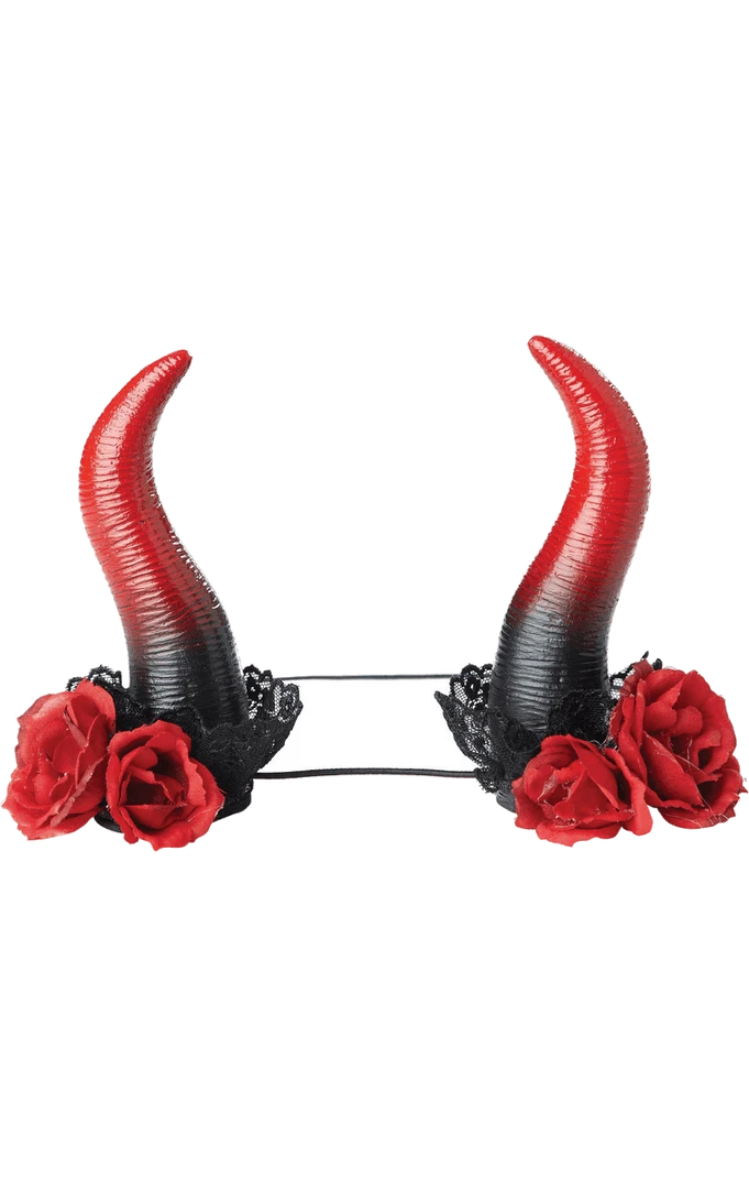 California Costumes Adult Rose Enchantress Devil Horns