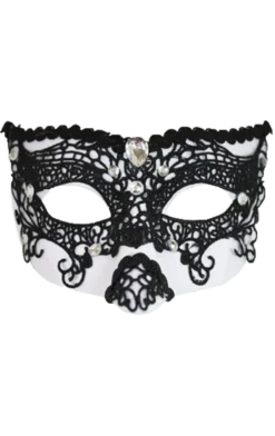 Generic Delma White/Black Mask Accessories