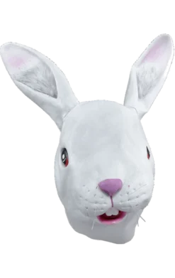 Bristol Novelty Adult White Rabbit Mask