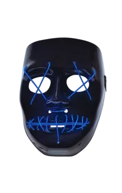 Bristol Novelty Anarchy Light-Up Plastic Mask