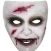Morris Costumes Accessories Transparent Zombie Mask