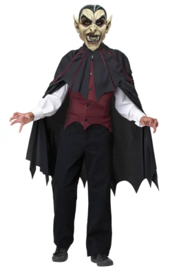 California Costumes Kids Moving Facepiece Vampire Costume