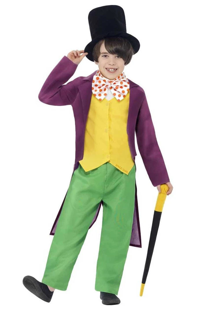 Smiffys Childrens Roald Dahl Willy Wonka Costume