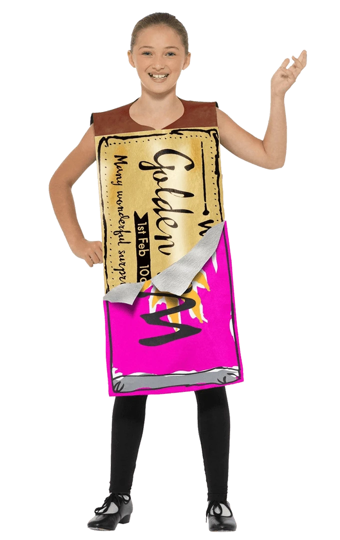 Smiffys Childrens Winning Wonka Bar Costume