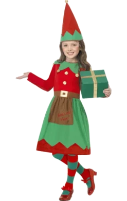 Smiffys Child Elf Girl Costume All Girls Costumes