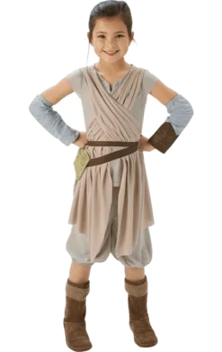 Rubies All Girls Costumes Kids Star Wars Rey Deluxe Costume
