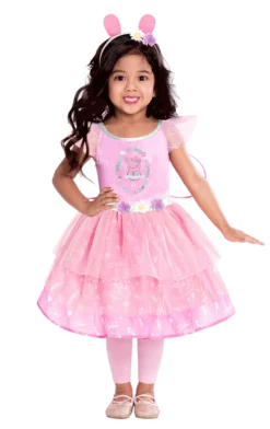 Amscan Childrens Peppa Pig Fairy Dress All Girls Costumes