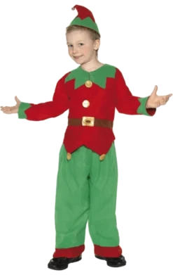 Smiffys Child Elf Costume Christmas