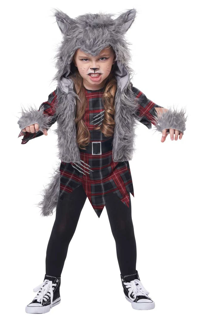 California Costumes Kids Wee-Wolf Girl Costume
