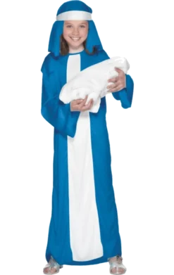 Smiffys All Girls Costumes Child Virgin Mary Costume