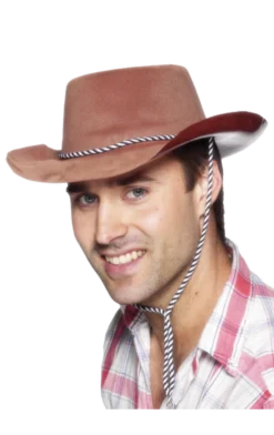 Smiffys Cowboy Brown Hat Accessory Accessories
