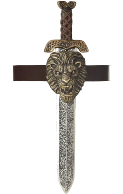 California Costumes Roman Sword With Gold Lion Sheath Accessories