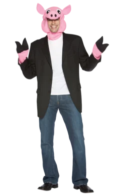 Rasta Imposta Storybook And Fairytale Adult Pig Animal Fancy Dress Costume Kit