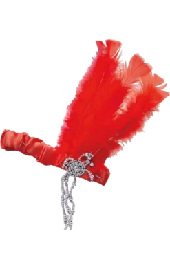 Palmer Accessories 20s Red Flapper Headband