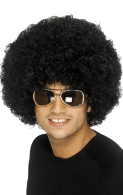 Smiffys Accessories Black Afro Wig