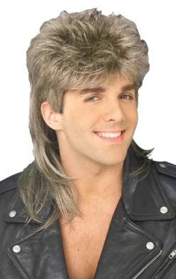 Bristol Novelty Mullet Dark Blonde Wig