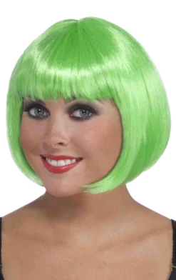 Morris Costumes Accessories Babe Neon Green Wig