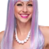 Generic All Womens Costumes Kelly Venus Blue, Purple & Pink Wig
