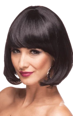 West Bay Inc Cindy Bob Black Wig