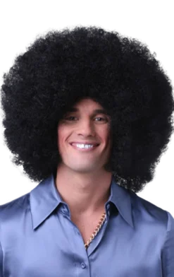 Generic Giant Black Afro Wig 1970s