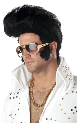 California Costumes Elvis Rock N Roll Wig 1970s