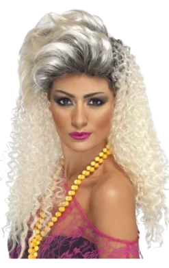 Smiffys 80's Bottle Blonde Wig 1980s