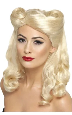 Smiffys 1940s Pin Up Blonde Wig