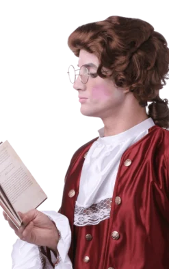 West Bay Inc Accessories Colonial Man Brown Wig