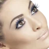 Smiffys Sexy Blue Glitter Web Eyelashes