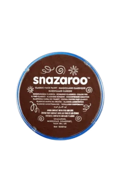 Bristol Novelty Snazaroo Dark Brown Face Paint Animals