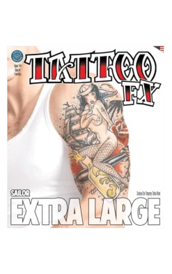 Tinsley Transfers Accessories Extra Large Sailor Girl Tattoo Accessory