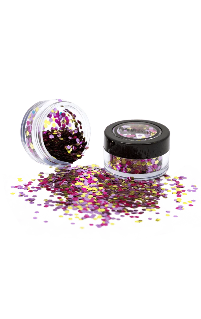 PaintGlow Pink Gold Bio Chunky Glitter Hen Party