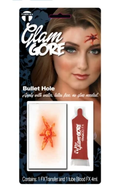 Tinsley Transfers Bullet Hole Glam Gore SFX Accessories
