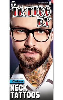 Tinsley Transfers Accessories Cobra Neck Tattoo FX