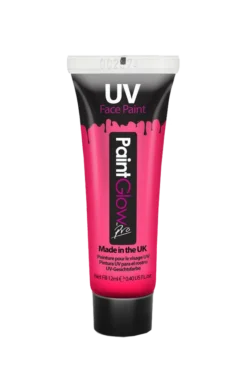 PaintGlow Pink UV Face And Body Paint Hen Party