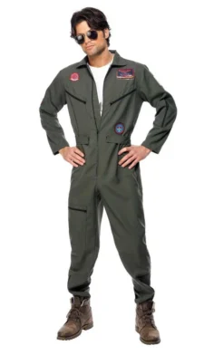 Smiffys Mens Top Gun Costume
