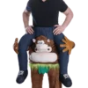 Bristol Novelty All Mens Costumes Monkey (Piggy Back)