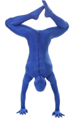 Body Republic Blue Morphsuit All Mens Costumes