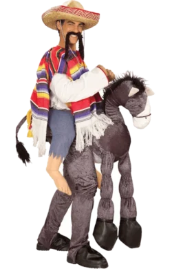 Bristol Novelty Adult Hey Amigo Mexican With Donkey Costume All Mens Costumes