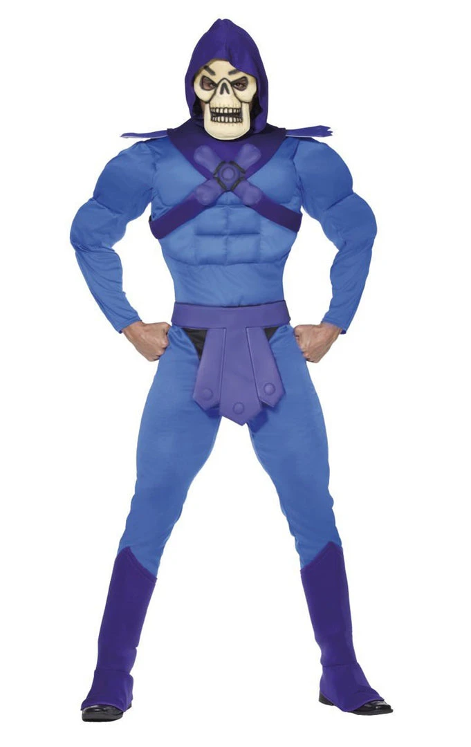 Smiffys All Mens Costumes Adult 80s Skeletor Costume