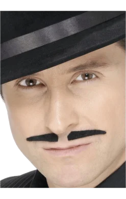 Smiffys Black Spiv Moustache Accessories