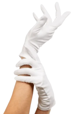 Smiffys White Gloves